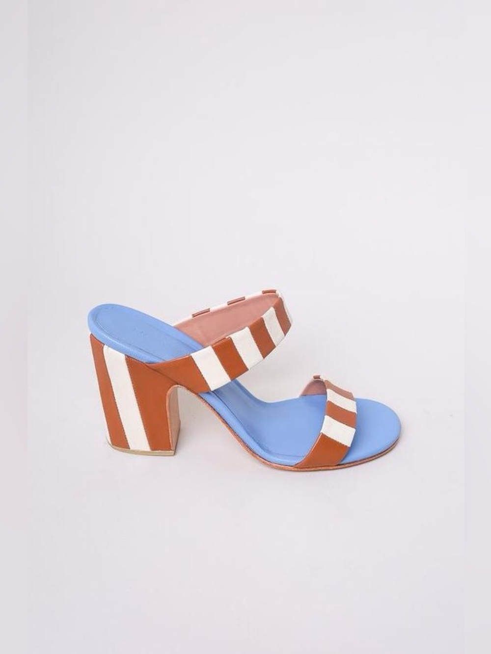 Rachel Comey Spritz Heel in Whiskey/Bone/Cornflower Size 8.5